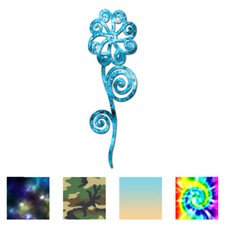 Daisy Swirl Flower - Vinyl Decal Sticker - Multiple Patterns  Sizes - ebn3326