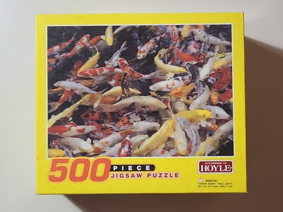500 piece Hoyle Puzzle, Koi Fish Wailea Hawaii (Brand New & Sealed