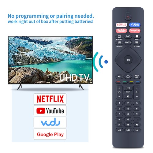 NH800UP RF402A-V14 Infrared Remote Control For Philips Android TV URMT47CND0 - Picture 6 of 7