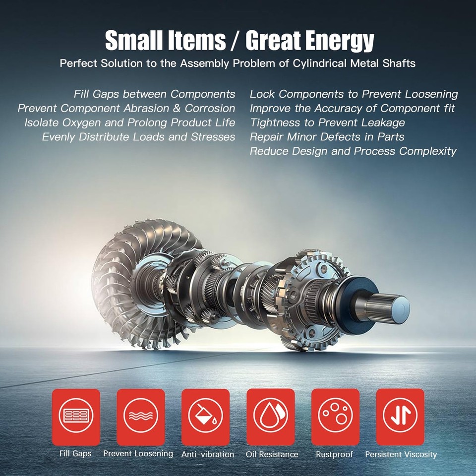 Retaining Compound Green 620 Sleeve Retainer High Strength Cylindrical