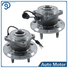 Pair Rear Wheel Bearing Hub Assembly w/ ABS For Chevy Equinox Pontiac Torrent