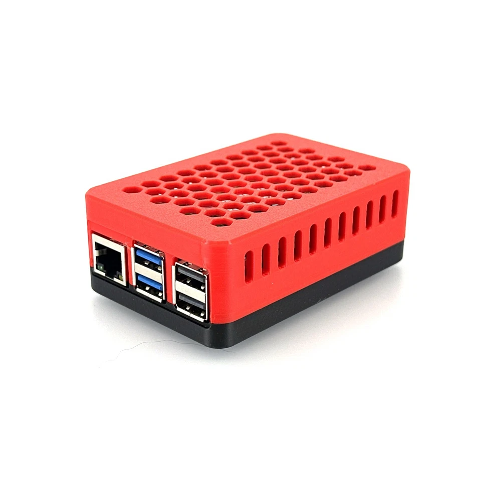 Raspberry Pi 5 Case for Official Raspberry Pi M.2 Hat+, Custom 3D-Printed - Image 3 of 4