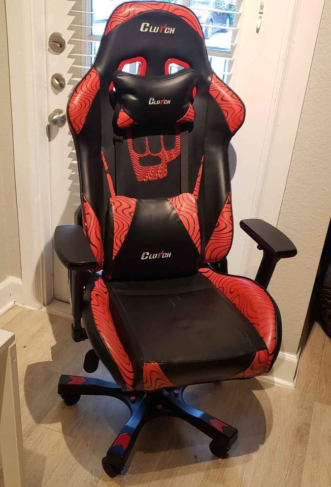 Clutch PewDiePie Edition Computer Gaming Chair THPDP1 (Black/Red) eBay