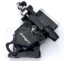 TRP HD-C711 Hy/Rd Flat Mount Disc Brake Caliper,Hydraulic 160mm Rear,Blk/Sil