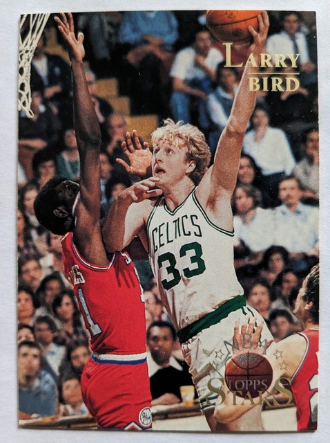 Larry Bird, 1996 Topps NBA Stars #108, Celtics