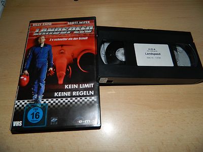 Landspeed - Raketenautos - Billy Zane - Scott Wiper - EMS Verleihtape - VHS