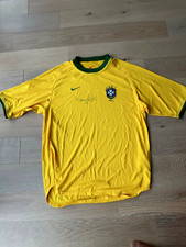 Autographed Ronaldo R9 Brazil National Team Jersey. Authentic. Nike