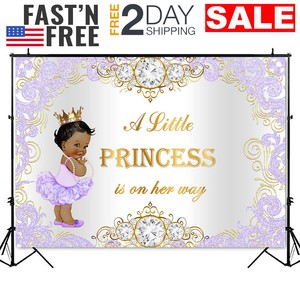 7x5ft Photo Backdrop Little Princess For Baby Shower Decorations