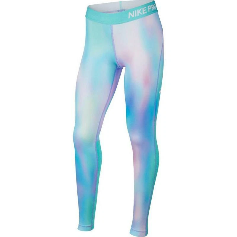 $50 NEW Girls NIKE PRO WARM Unicorn Printed Training FULL Length