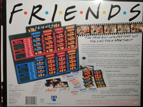 Friends Board Game The One Ross Invented That Lost the Girls Their Apartment - Picture 2 of 5