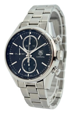 Tag Heuer 41mm Men's Carrera Automatic Chronograph Cal. 1887 Watch