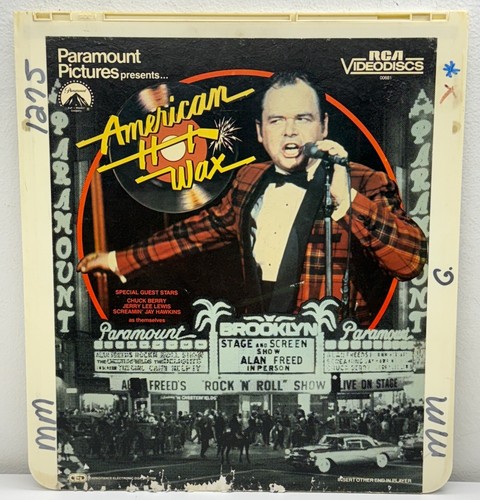 1978 American Hot Wax RCA Videodisc 00681 Paramount Music Tim McIntire Jay Leno
