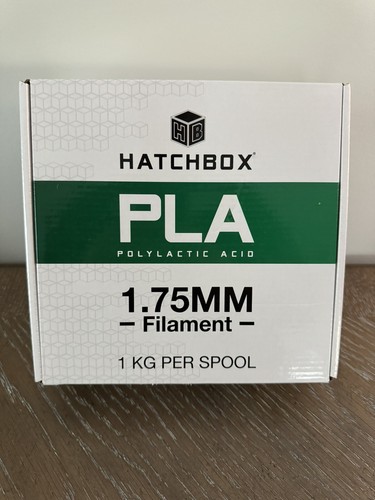 Hatchbox 1.75mm PLA Filament - True White Color