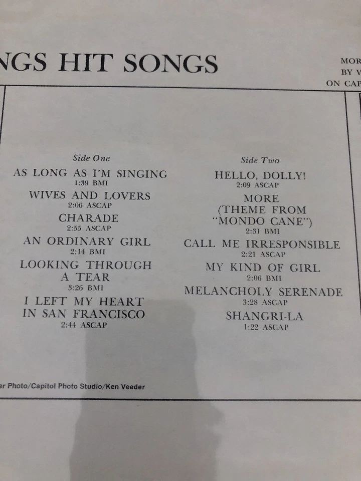 Mint- Wayne Newton Sings Hit Songs Capitol Records T 2130 LP record - Image 3 of 4