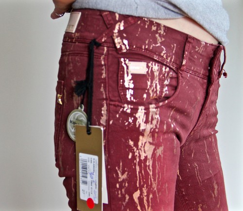 jeans slim chino bordeaux MET AND FRIENDS x-h-angel T 27 (36) i40 NEUF v - Picture 3 of 5