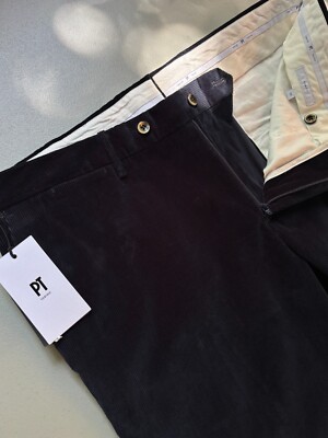 NWT PT Torino Slim Fit Corduroy Pants Size 38 waist (54 EUR)