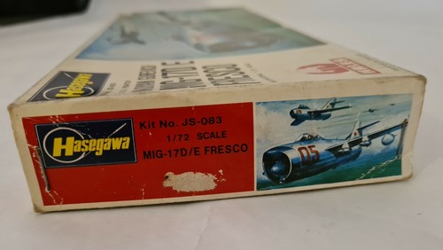 HASEGAWA 1:72 MIG-17D/E FRESCO KIT NO. JS-083 Model kit NEW Contents Sealed - Picture 5 of 7