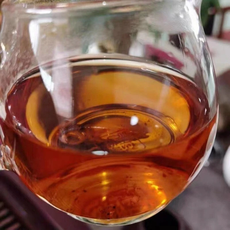 Té Puerh crudo antiguo Yunnan 2006 Yiwu Sheng Pu-erh pastel de té envejecido Pu'er té crudo 357 g Foto 4 de 4