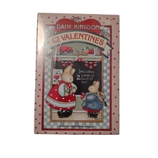 Vintage 1996 Daisy Kingdom Box of 42 Valentines Paper Magic Group