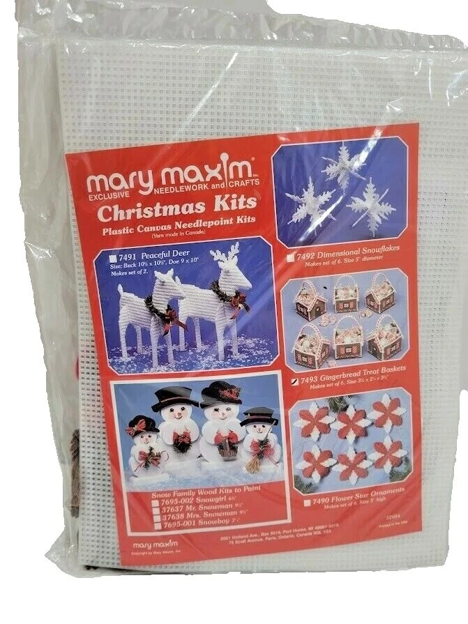 Lonas de bordado de cruz Mary Maxim Square