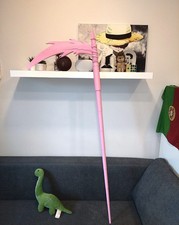Falce Rosa Super Saiyan Custom altezza 1,53 m con manico estensibile e intercambiabile