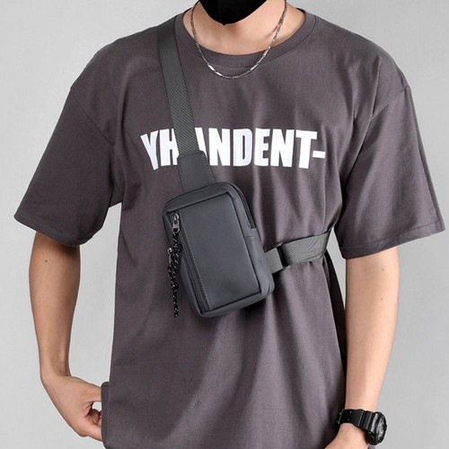 Side Sling Male Shoulder Bag Oxford Man Phone Bag Men Chest Bag Cycling - Picture 12 of 15