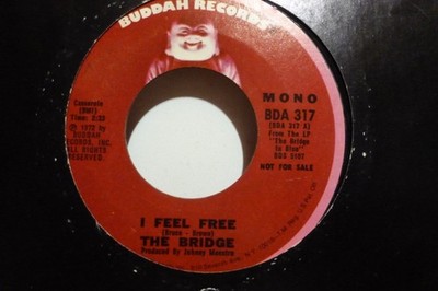 THE BRIDGE IFFEL FREE & B/W SAME SONG. PROMO.  BUDDAH      NEAR MINT 45