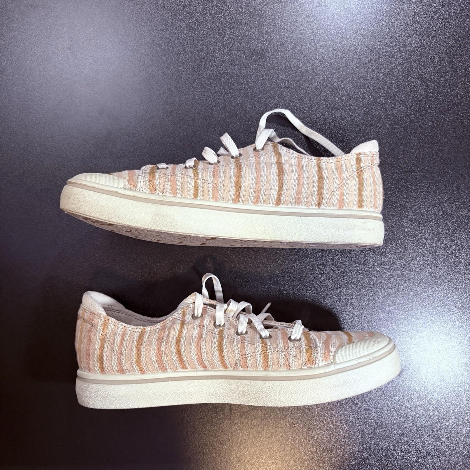 Scarpe sneakers Keen Elsa IV donna taglia 9 5 tela lifestyle colore nudo a righe