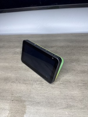 Amazon Echo Show 5 2nd Gen Smart Speaker Black Green C76N8S No power cord Tested