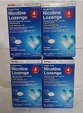CVS HEALTH SUGAR FREE NICOTINE LOZENGE 4mg COATED ICE MINT 20ct EXP 03/2026