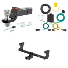 CURT 13603 Trailer Hitch 2in Receiver, Trailer Wiring, Ball Mount, Hitch Lock