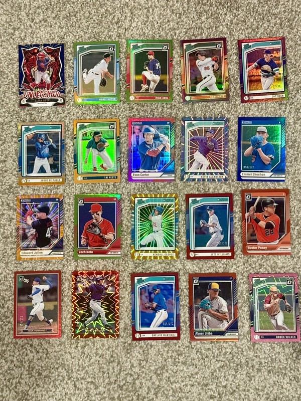 Lot Of 20 Numbered Donruss/Optic Baseball Cards RCs PROSPECTS *ALL NUMBERED* 