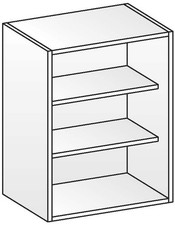Kitchen Wall Cabinets Units White Standard Height 720mm, 150mm -1000mm, UK Made