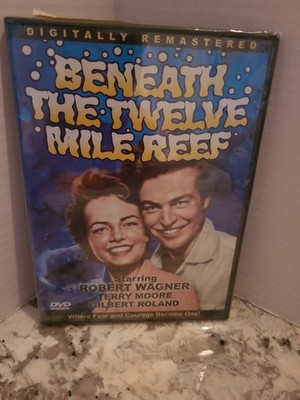 Beneath the Twelve Mile Reef DVD Digitally Remastered Robert Wagner Classic