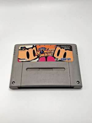 Super Bomber Man - Nintendo Super Famicom JP   Authentic   Tested   Free Ship B8