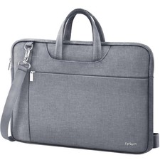 Grey Messenger Briefcase Computer Laptop Bag Fits 17/17.3/18 Inch Notebook