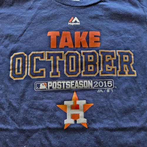 Houston Astros Majestic Take Oktober 2015 Postseason marineblaues T-Shirt