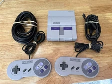 Super Nintendo SNES Classic Edition Mini Console - Authentic OEM Both Remotes