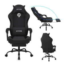 Gaming Chair, Video Gaming Chairs for Adults, Fabric Comfortable Computer Chair