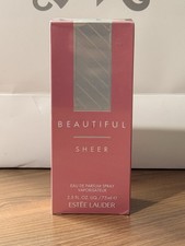 Estee Lauder Beautiful Sheer Eau De Parfum Spray 2.5 oz 75ml Women New Sealed