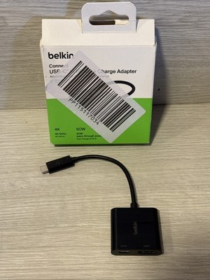 Belkin USB-C auf HDMI Adapter + Ladeadapter 60W 4K UHD Video Support