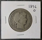 1896 O 50c Barber Silver Half Dollar