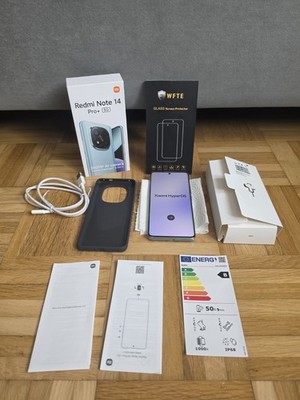 Xiaomi Redmi Note 14 Pro Plus 5G, 12+512G, 6.67'' AMOLED, +Schutzglas, wie neu