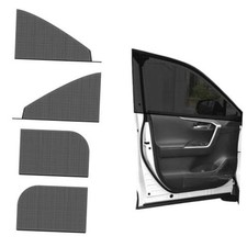 4 PCS Car Window Shades, Double-Layer Automotive Front  Rear Side Window