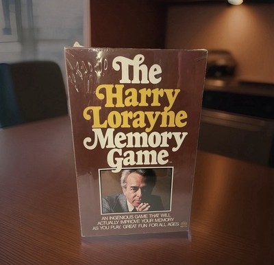 Vintage 1976 The Harry Lorayne Memory Game SEALED NOS MIB Reiss Games No. 170