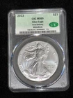 2023 $1 American Silver Eagle – CAC MS69 First Delivery 'WitterBrick'