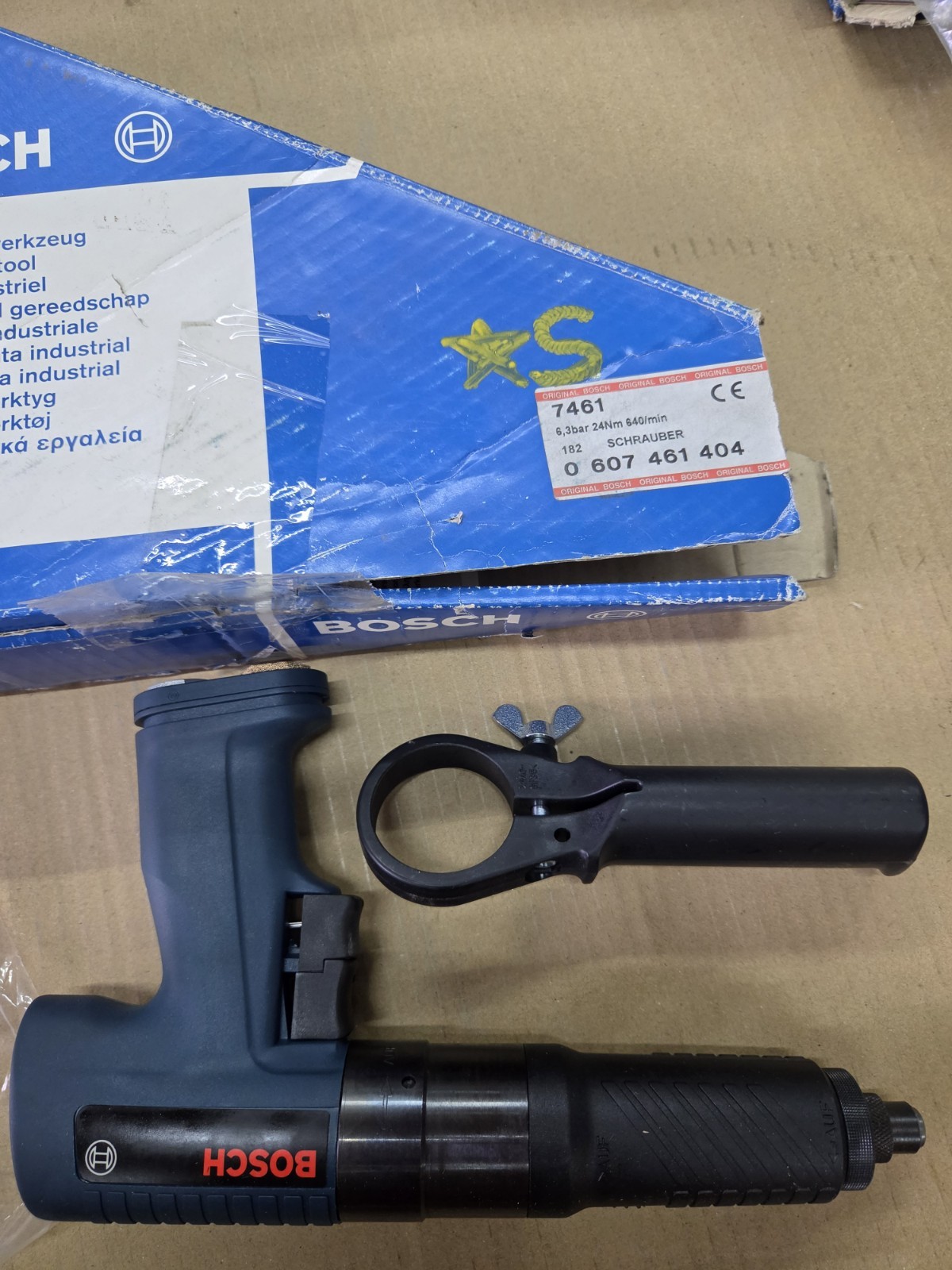 NOS Bosch Pneumatic impact wrench 7460/ 0 607 460 001 6.3 bar 900/min