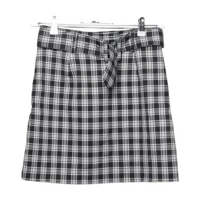 Divided by H&M, Rock, Größe: 38, Schwarz/Weiß, Elasthan/Polyester, Karo #isp