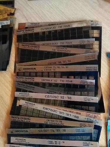 HONDA VLX600 SHADOW MICROFICHE,VT600C,OEM,COVERS 1988,89,91,92,OTHERS AVAILABLE! - Picture 9 of 11
