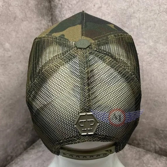 PHILIPP PLEIN sport Baseball Cap flat Premium Hat Men Khaki Green mesh Originals image 4